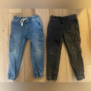 Cat & Jack denim cargo joggers